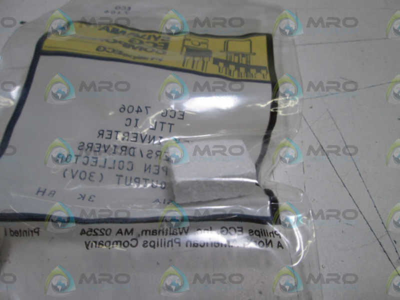 LOT OF 12 ECG INVERTER 7406 NSMP