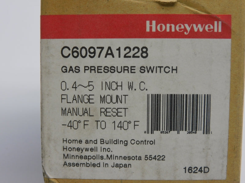 HONEYWELL C6097A1228 120-240VAC 5.0A 2.9PSI NSMP