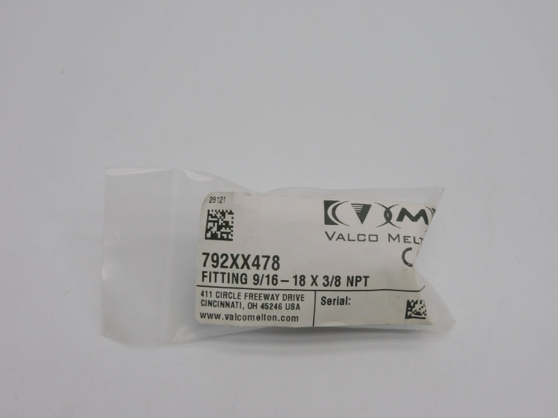 VALCO MELTON 792XX478 9/16-18X3/8" NSMP