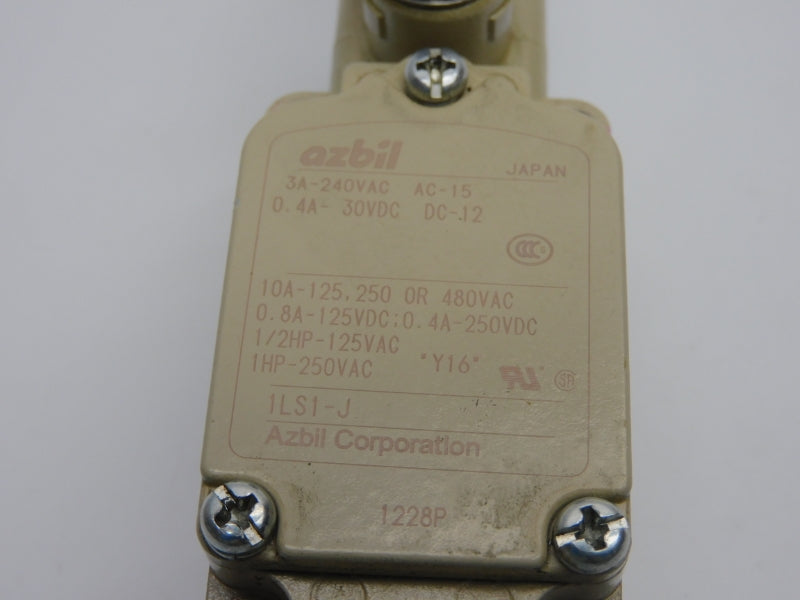 AZBIL 1LS1-J 480VAC 10A UNMP