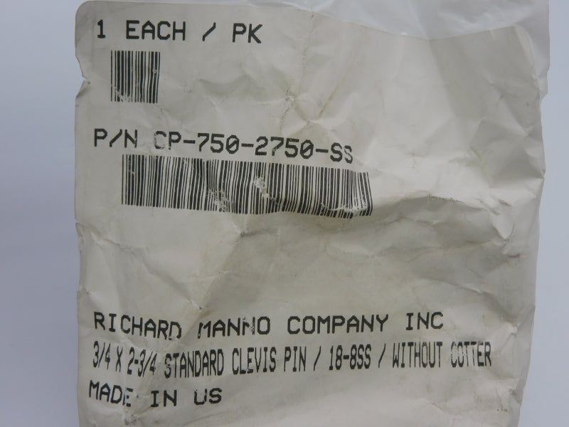 RICHARD MANNO CP-750-2750-SS NSMP