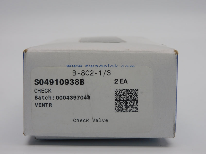 SWAGELOK B-8C2-1/3 (PKG OF 2) NSFS
