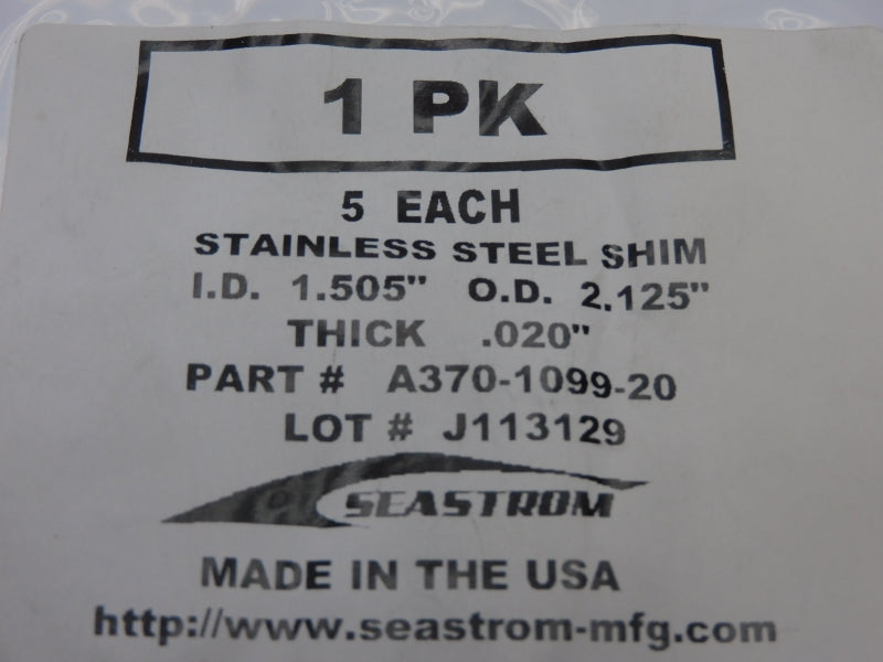 SEATROM A370-1099-20 (PKG OF 5) NSMP