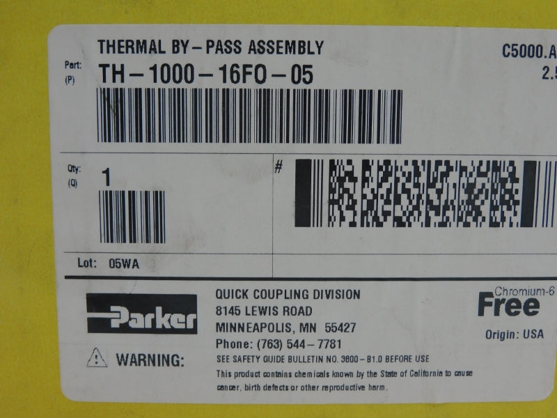 PARKER TH-1000-16F0-05 NSMP
