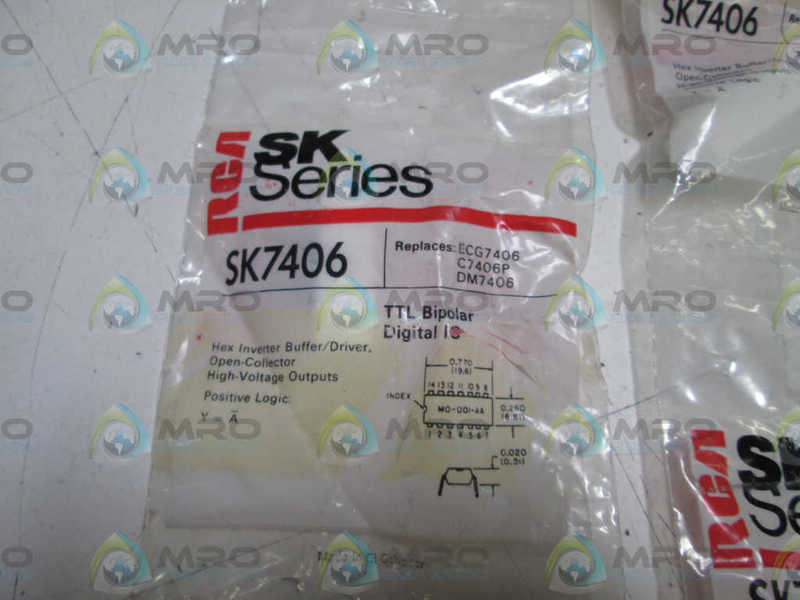 LOT OF 5 RCA INVERTER SK7406 NSMP