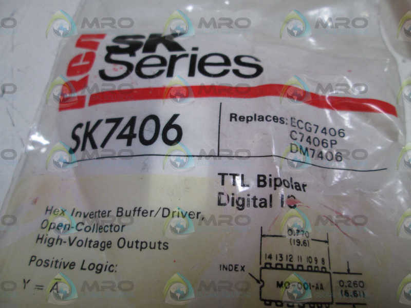 LOT OF 5 RCA INVERTER SK7406 NSMP
