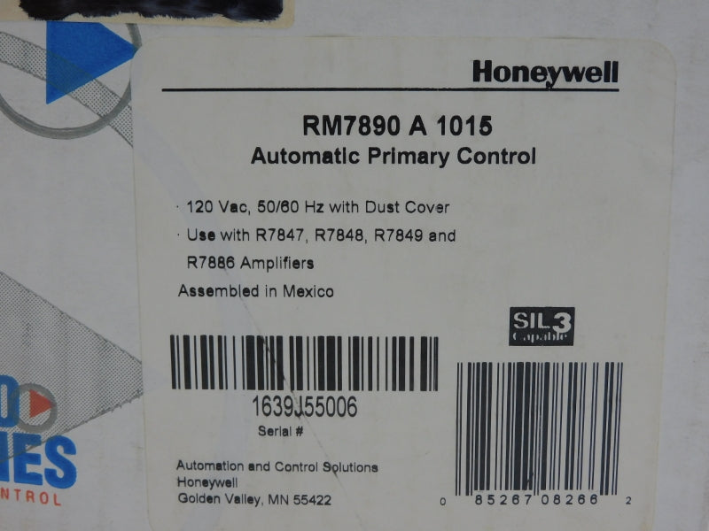 HONEYWELL RM7890A1015 SER. 5 REV. 4141 120VAC NSMP