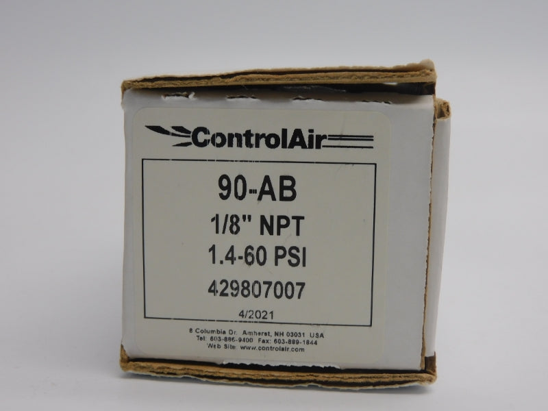 CONTROLAIR 90-AB 1.4-60PSI 1/8" NSMP