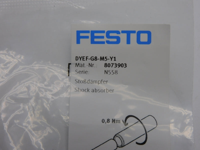 FESTO DYEF-G8-M5-Y1 8073903 NSMP