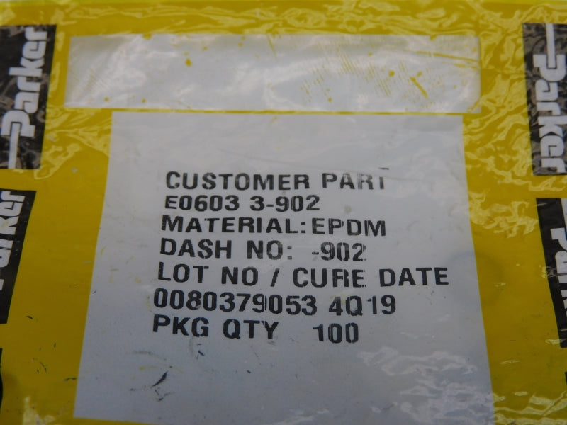 PARKER E06033-902 (PKG OF 100) NSMP