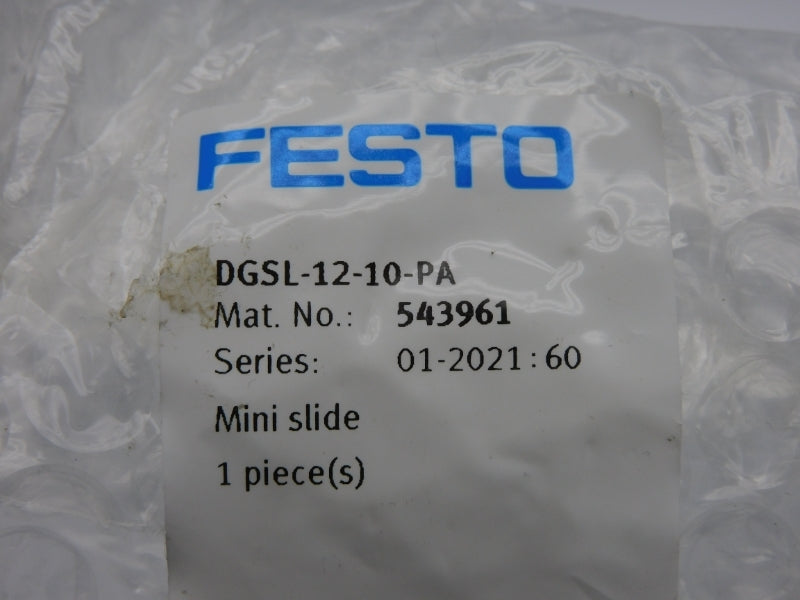FESTO DGSL-12-10-PA 543961 NSMP