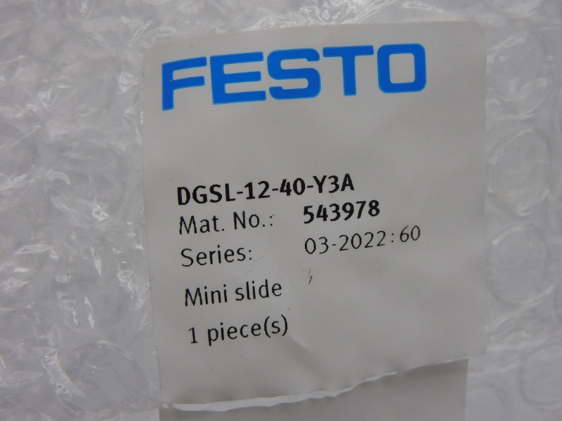 FESTO DGSL-12-40-Y3A 543978 NSMP
