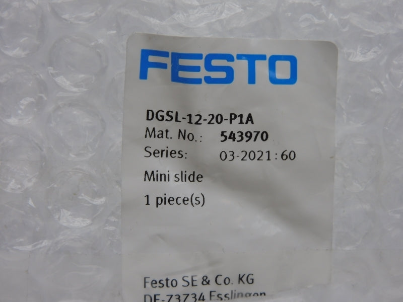 FESTO DGSL-12-20-P1A 543970 NSMP