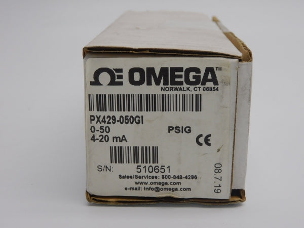 OMEGA PX429-050GI 0-50PSI NSMP