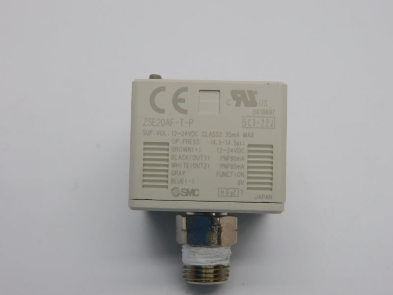 SMC ZSE20AF-T-P 12-24VDC 14.5PSI UNMP
