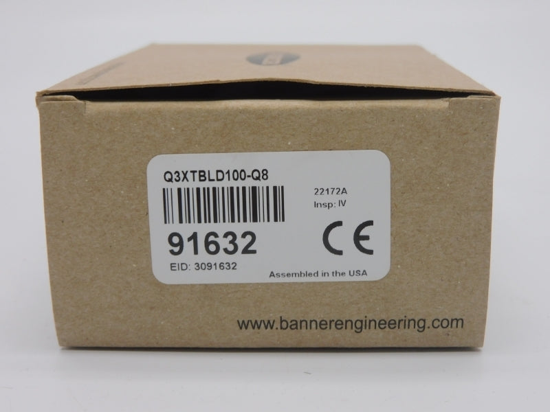 BANNER ENGINEERING Q3XTBLD100-Q8 91632 10-30VDC NSMP