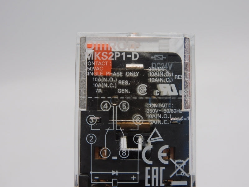 OMRON MKS2P1-D 24VDC 10A NSNP