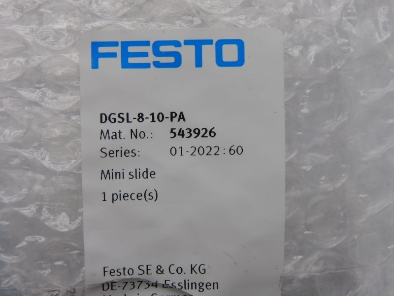 FESTO DGSL-8-10-PA 543926 NSMP