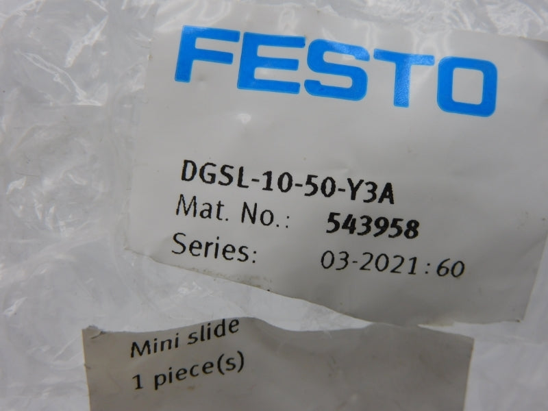 FESTO DGSL-10-50-Y3A 543958 NSMP