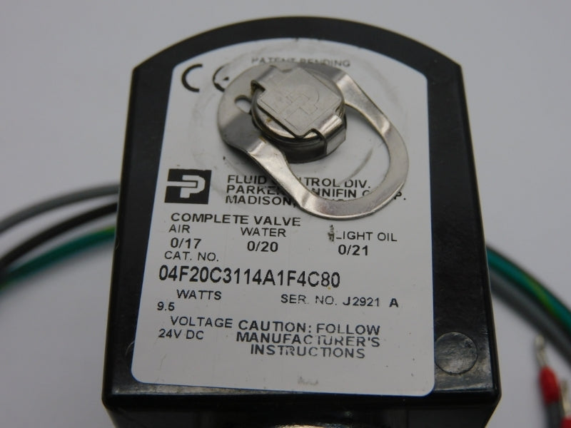 PARKER 04F20C3114A1F4C80 24VDC 21PSI UNMP