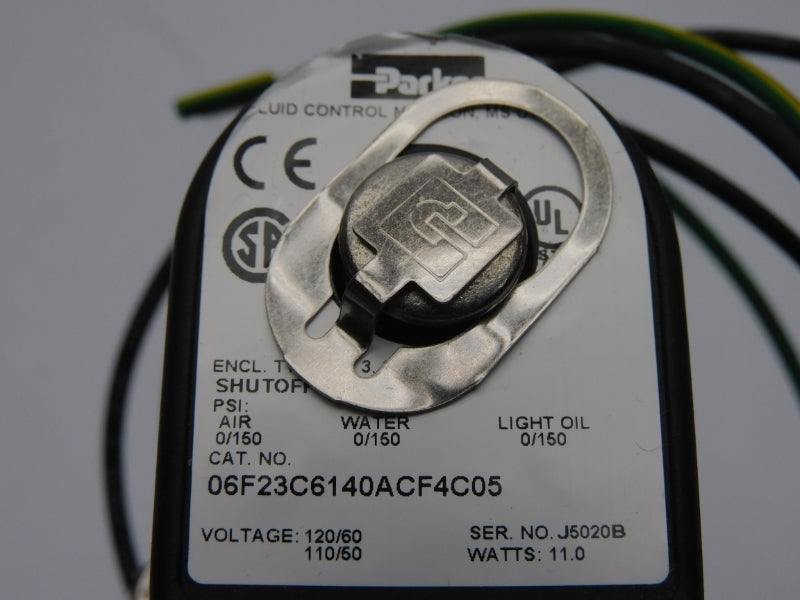 PARKER 06F23C6140ACF4C05 110/120V 150PSI 3/8" NSMP