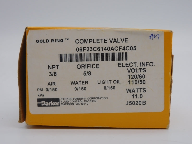 PARKER 06F23C6140ACF4C05 110/120V 150PSI 3/8" NSMP