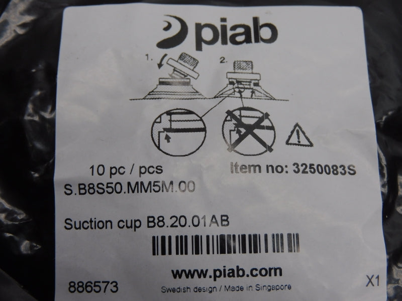 PIAB S.B8S50.MM5M.00 3250083S (PKG OF 10) NSMP