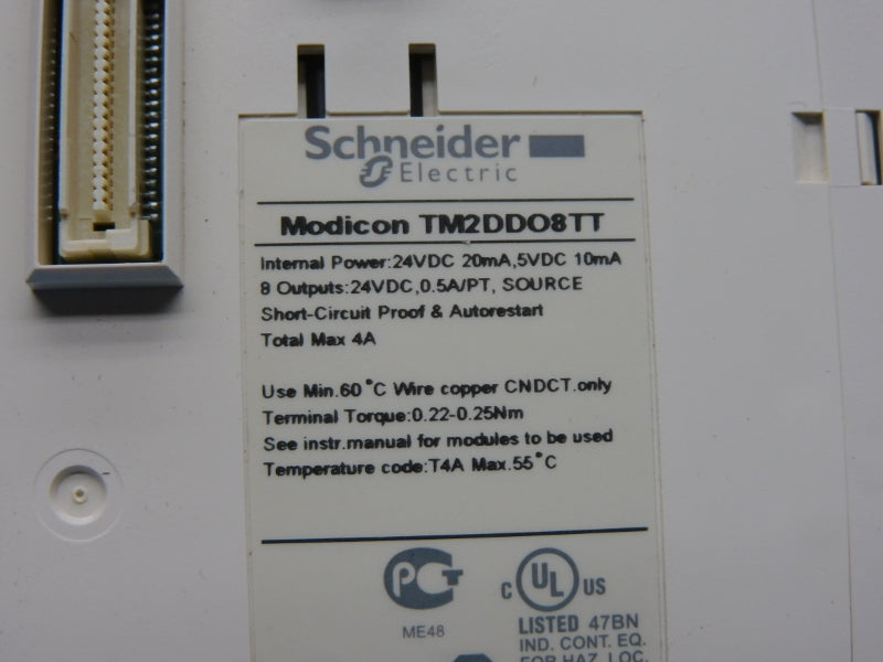 SCHNEIDER ELECTRIC TM2DDO8TT 24VDC 0.5A UNMP