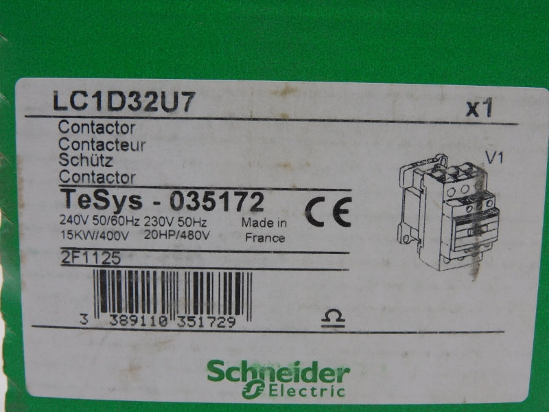 SCHNEIDER ELECTRIC LC1D32U7 480V NSFS