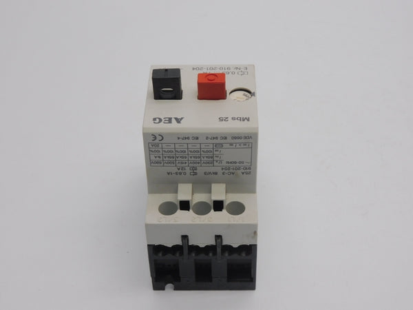 AEG 910-201-204 MBS25 600VAC 0.63-1A NSNP