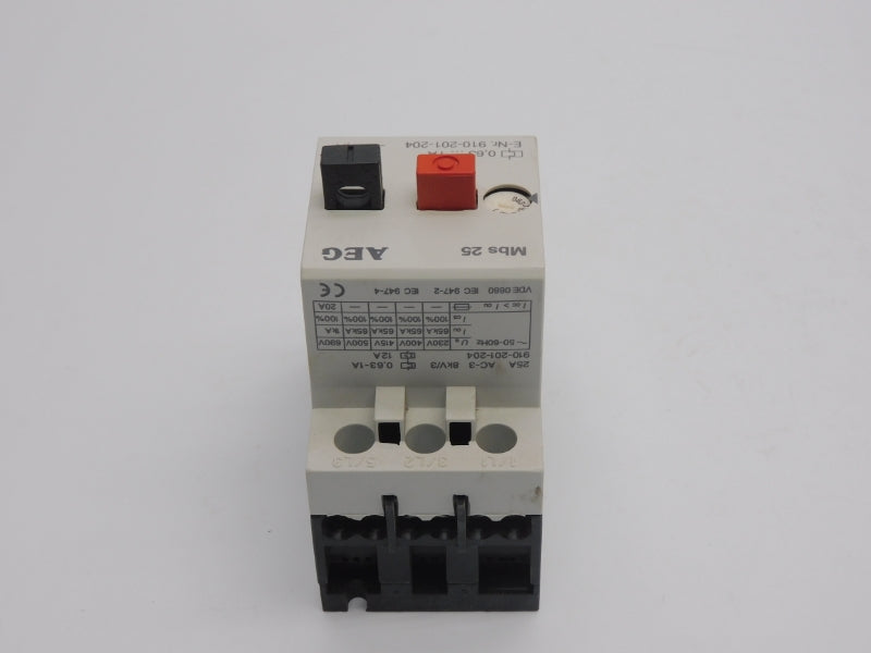 AEG 910-201-204 MBS25 600VAC 0.63-1A NSNP