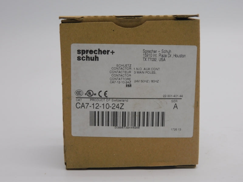 SPRECHER+SCHUH CA7-12-10-24Z SER. A 24V 32A NSMP