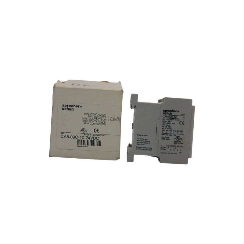 SPRECHER+SCHUH CA8-09C-10-24VDC SER. A 24VDC 20A NSMP