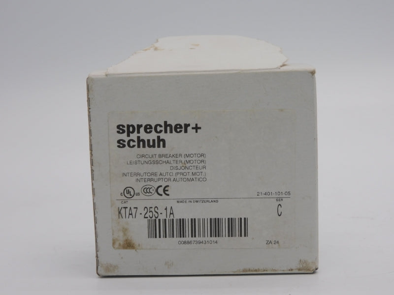 SPRECHER+SCHUH KTA7-25S-1A SER. C 690V 0.63-1A NSMP