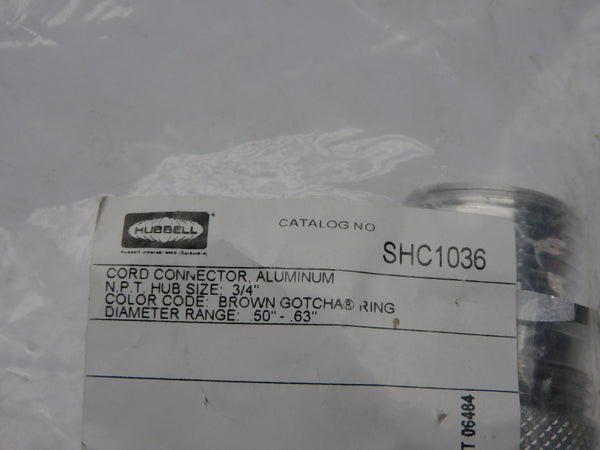 HUBBELL SHC1036 3/4" NSMP