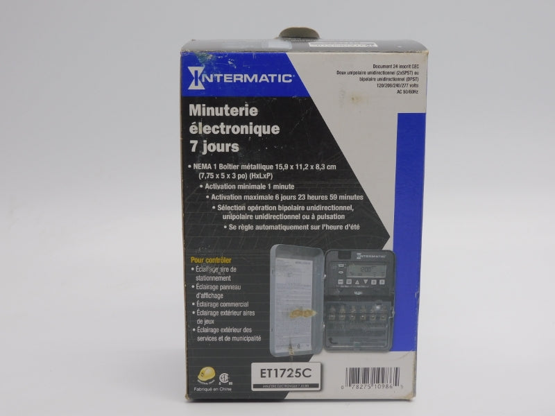 INTERMATIC ET1725C 277VAC 30A NSMP NSMP