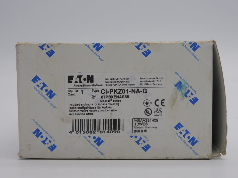 EATON CI-PKZ01-NA-G XTPBXENAS65 NSMP