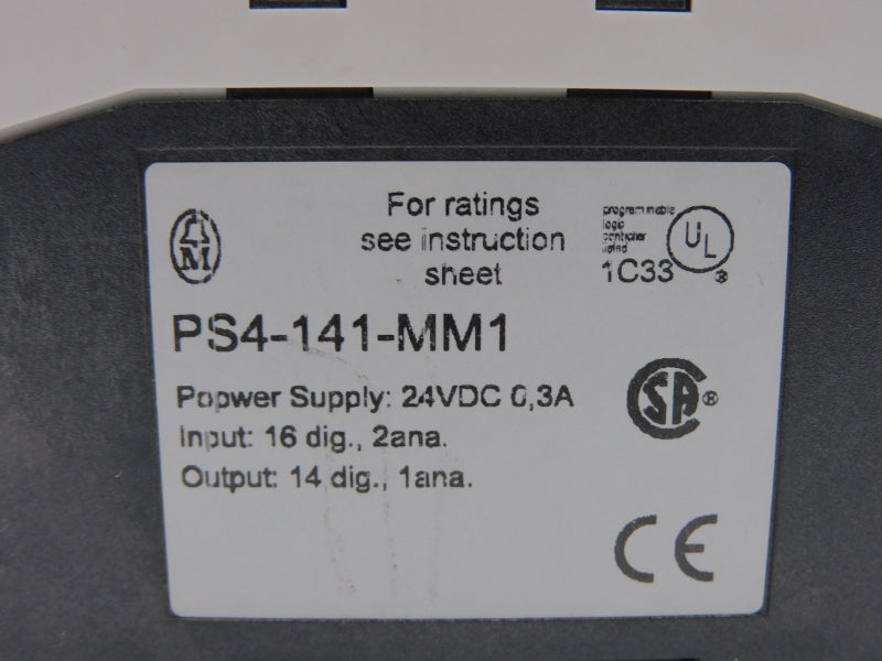 KLOCKNER MOELLER PS4-141-MM1 24VDC 0.3A UNMP