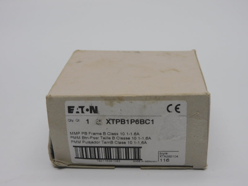 EATON XTPB1P6BC1 690V 1-1.6A NSMP