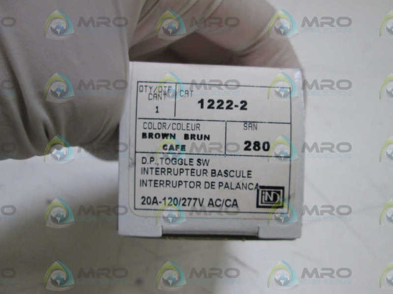 LEVITON TOGGLE SWITCH 1222-2 NSMP