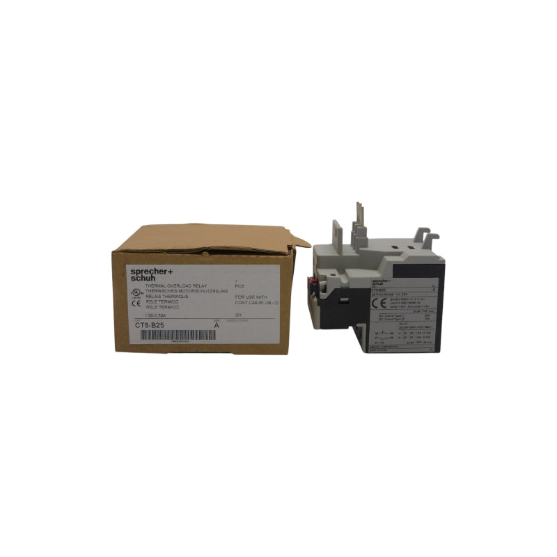 SPRECHER+SCHUH CT8-B25 SER. A 690V 1.8-2.5A NSMP