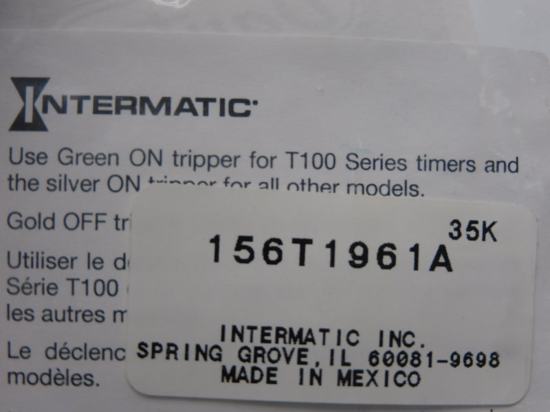 INTERMATIC 156T1961A 2EO54 NSMP