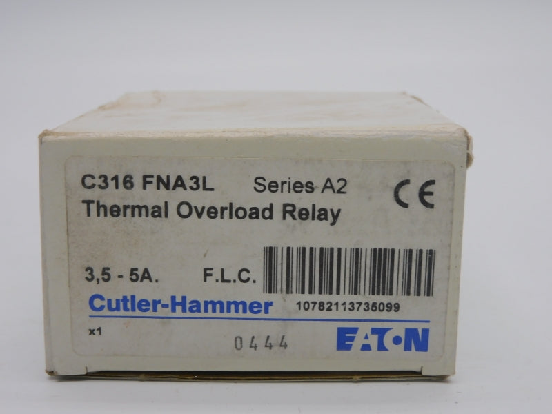 EATON C316FNA3L SER. A2 690V 3.5-5A (AS PICTURED) NSMP