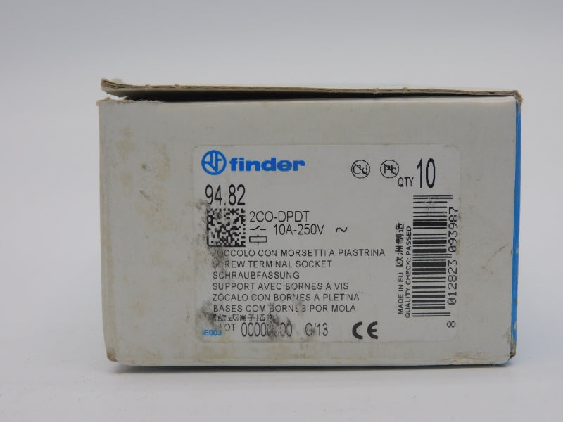 FINDER 94.82 250V 10A (PKG OF 10) NSMP