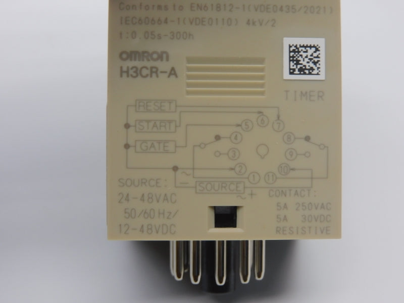 OMRON H3CR-A 12-48VDC 5A 1.2S-300H NSMP