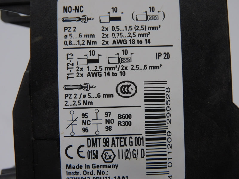 SIEMENS 3RU1126-1DB0 2.2-3.2A UNMP