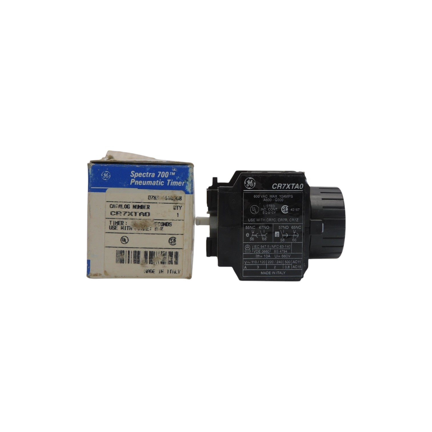 GENERAL ELECTRIC CR7XTA0 660V 10A 0.1-30S NSMP