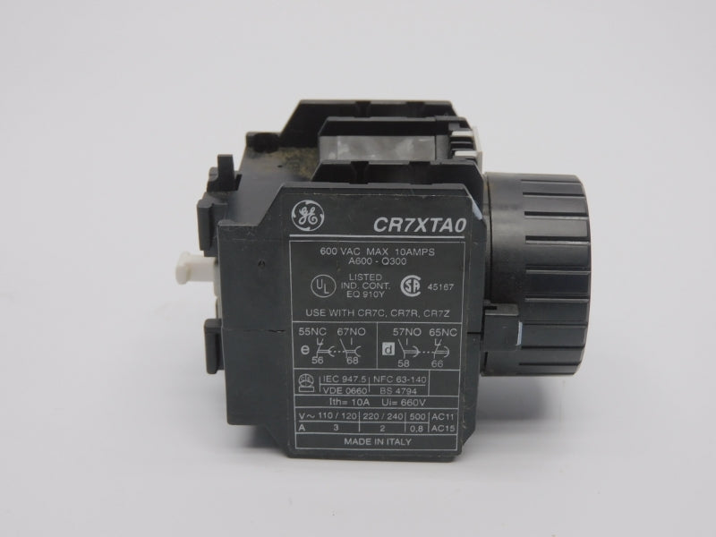 GENERAL ELECTRIC CR7XTA0 660V 10A 0.1-30S NSMP