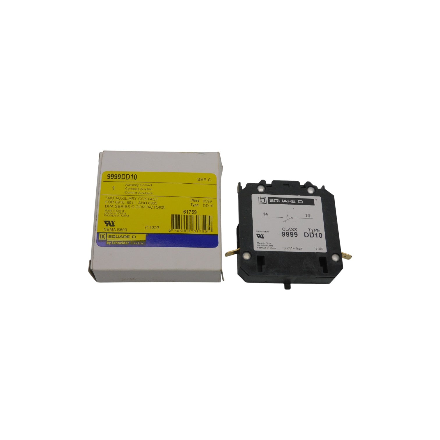 SQUARE D 9999DD10 SER. C 600V NSMP