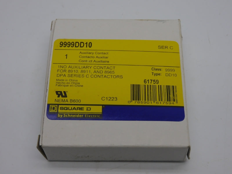 SQUARE D 9999DD10 SER. C 600V NSMP